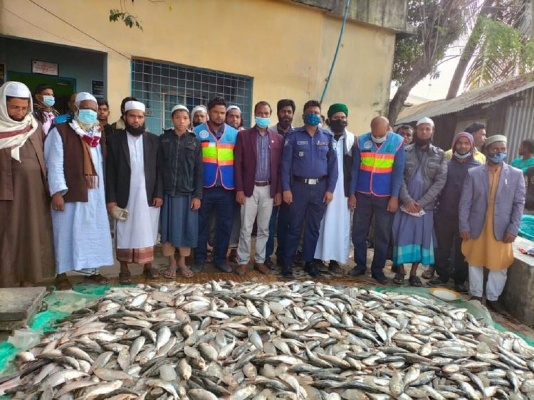 ৩০ মণ জাটকা জব্দ করেছে নৌ পুলিশ।