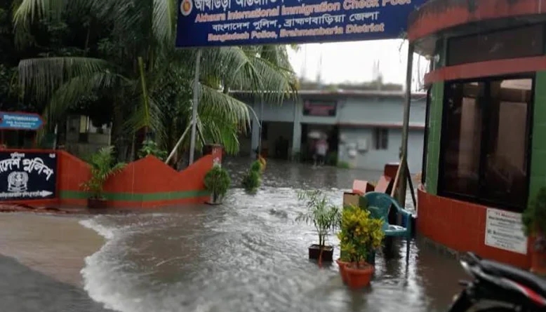 তলিয়ে গেলো আখাউড়া স্থলবন্দর