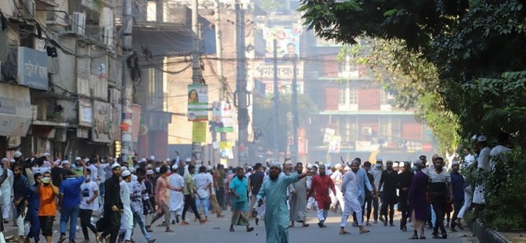 বায়তুল মোকাররম থেকে মিছিল : কাকরাইলে সংঘর্ষ