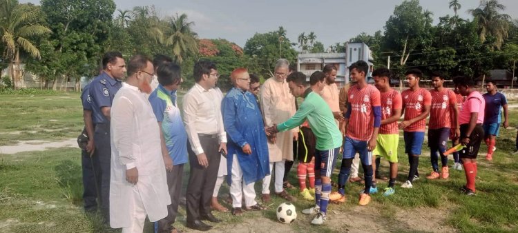 নগরকান্দায় বঙ্গবন্ধু ও বঙ্গমাতা জাতীয় গোল্ডকাপ ফুটবল টুর্নামেন্ট শুরু।